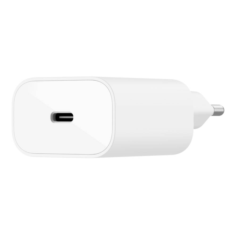 Adaptador USB-C carga rápida 25W + cable Lightning 1m para iPhone de Belkin