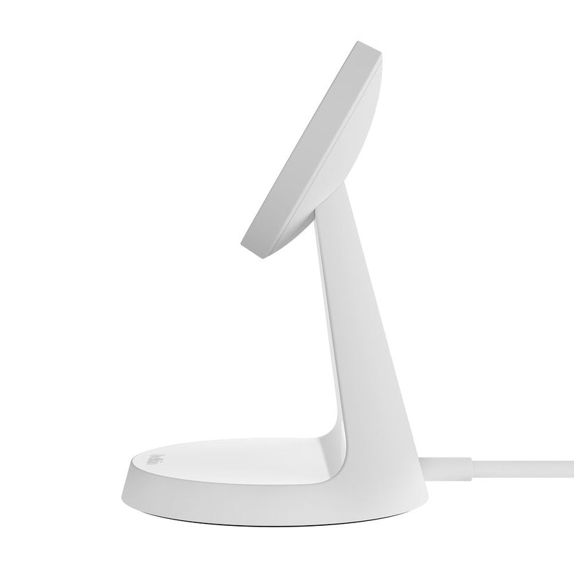 Base de carga Magsafe de 7,5W con adaptador para iPhone de Belkin Blanco - Rossellimac