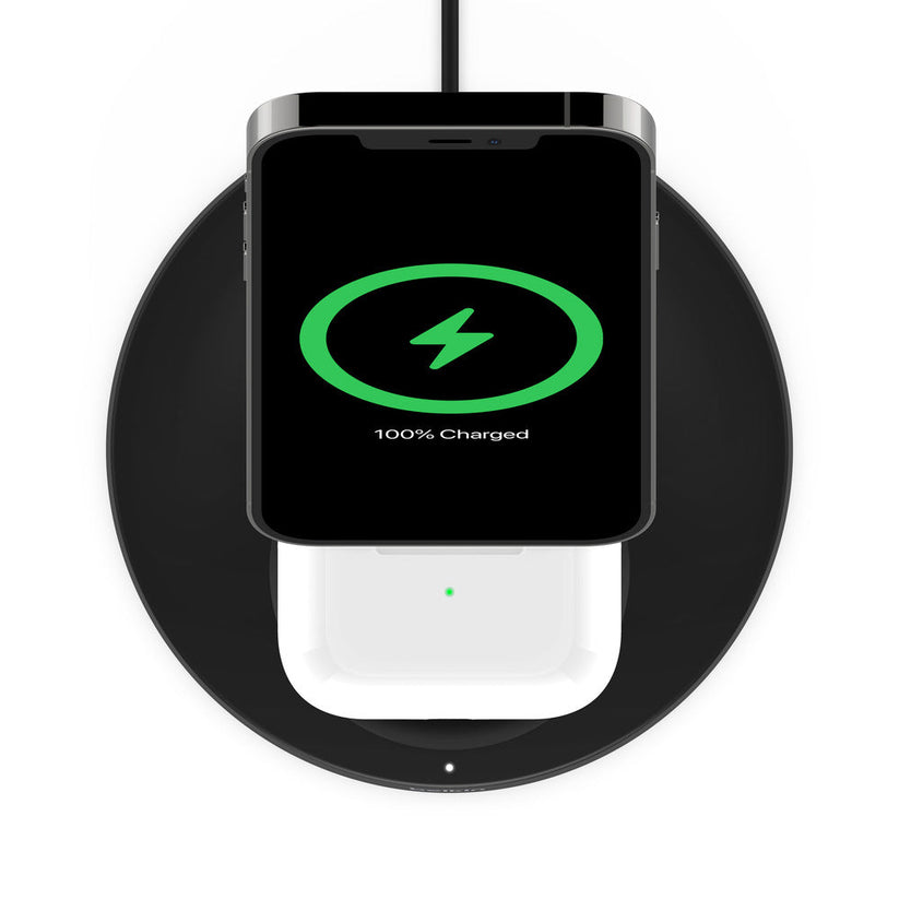 Cargador inalámbrico Belkin BoostCharge Pro 3 en 1 con MagSafe Negro para  Apple - Cargador para teléfono móvil