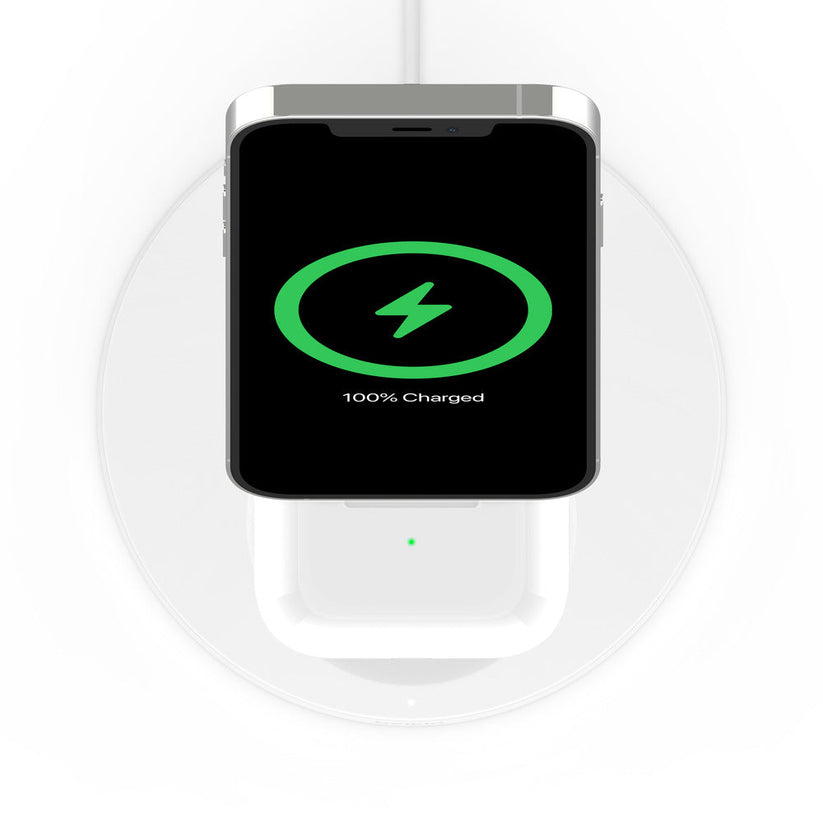 Base de carga con Magsafe 2-in-1 BOOST↑CHARGE™ PRO de Belkin Blanco - Rossellimac