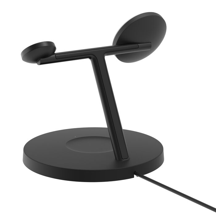 Soporte de carga inalámbrica 3 en 1 Boost Charge PRO Qi2 15W Negro | Belkin