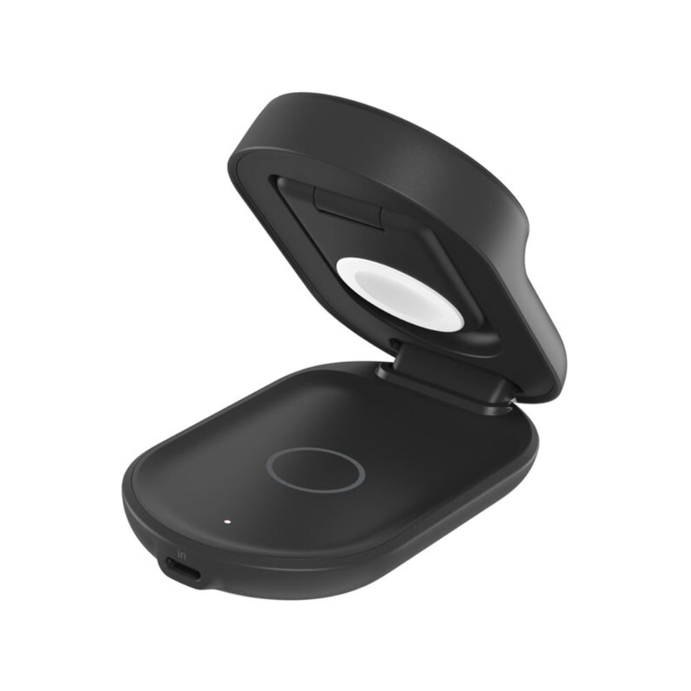 Cargador magnético plegable 3 en 1 UltraCharge con Qi2 de 25W Negro | Belkin