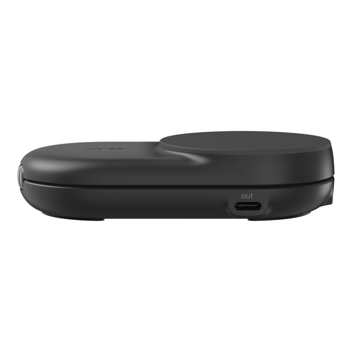 Cargador magnético plegable 2 en 1 UltraCharge con Qi2 de 25W Negro | Belkin