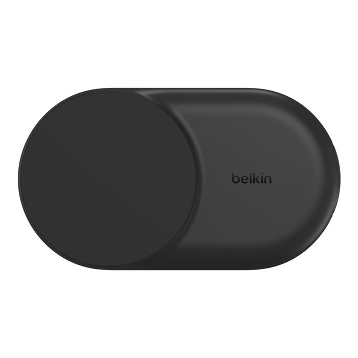 Cargador magnético plegable 2 en 1 UltraCharge con Qi2 de 25W Negro | Belkin