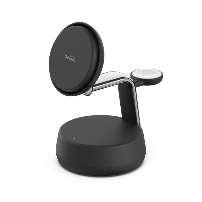 Soporte de carga inalámbrica 3 en 1 UltraCharge Pro Qi2 25W Negro | Belkin