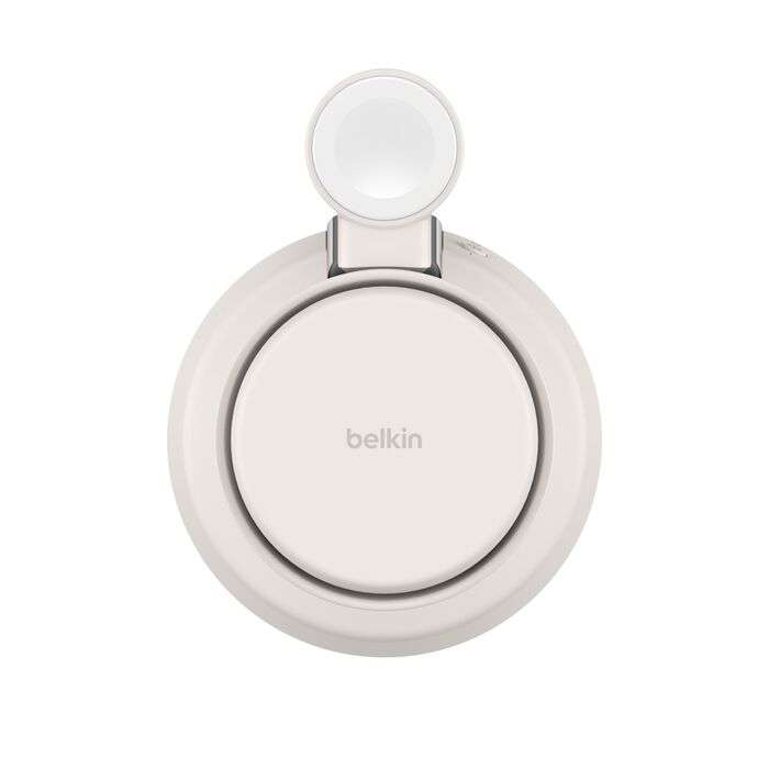 Soporte de carga inalámbrica 3 en 1 UltraCharge Pro Qi2 25W Beige | Belkin