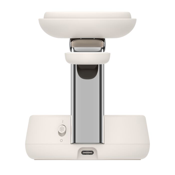 Soporte de carga inalámbrica 3 en 1 UltraCharge Pro Qi2 25W Beige | Belkin