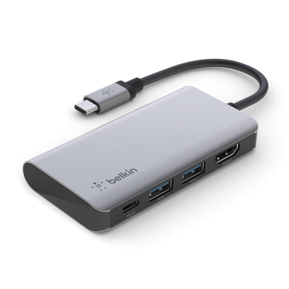 Adpatador multipuerto USB C 4en1 de Belkin - Rossellimac