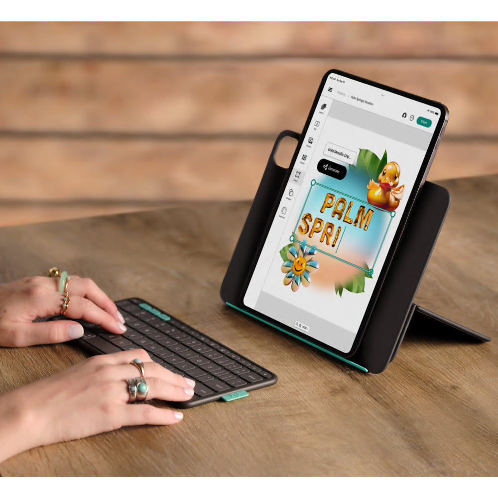 Funda teclado para iPad Pro y Air de 13" Flip Folio | Logitech