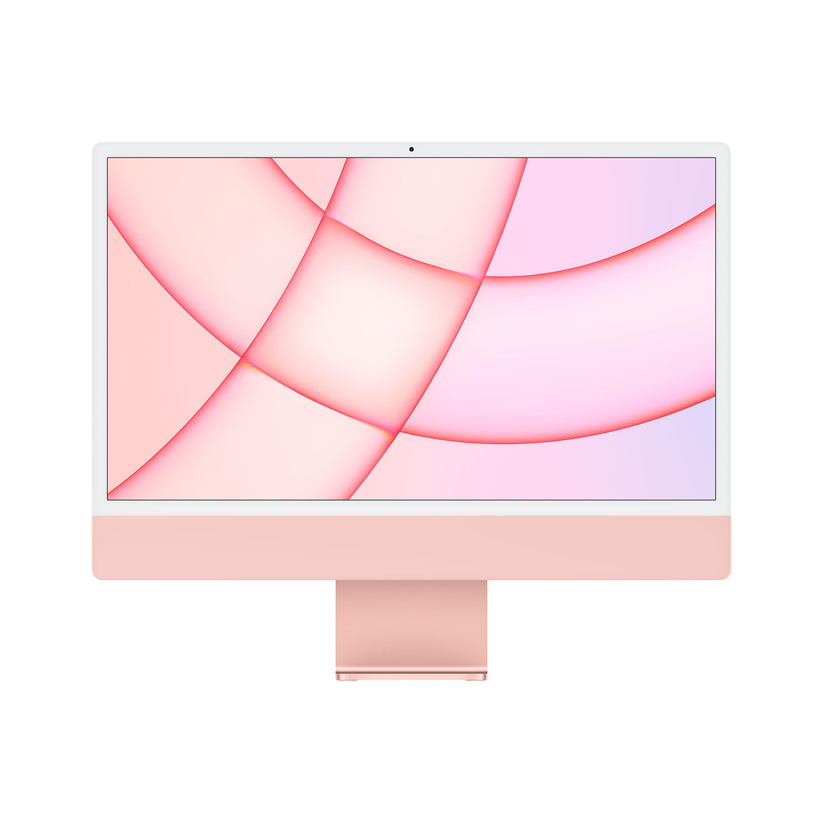iMac con pantalla Retina 4,5K de 24 pulgadas: Chip M1 de Apple con CPU de ocho núcleos y GPU de ocho núcleos, 256 GB SSD - Rosa - Rossellimac