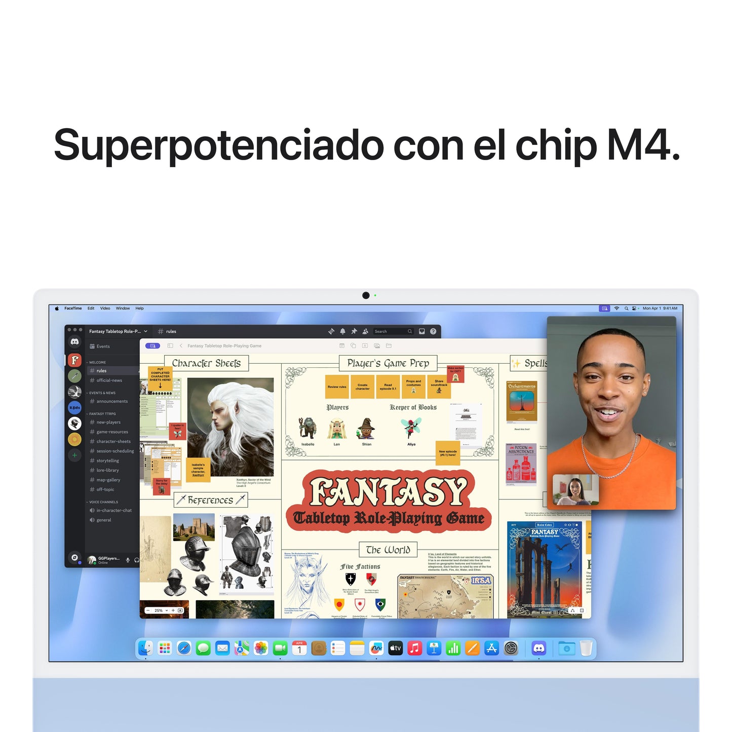 iMac con pantalla Retina 4,5K de 24 pulgadas: Chip M4 de Apple con CPU de 8 núcleos y GPU de 8 núcleos, 24 GB RAM, 256 GB SSD, Vidrio estándar, Sin Ethernet, Magic Keyboard con Touch ID y teclado numérico - Azul