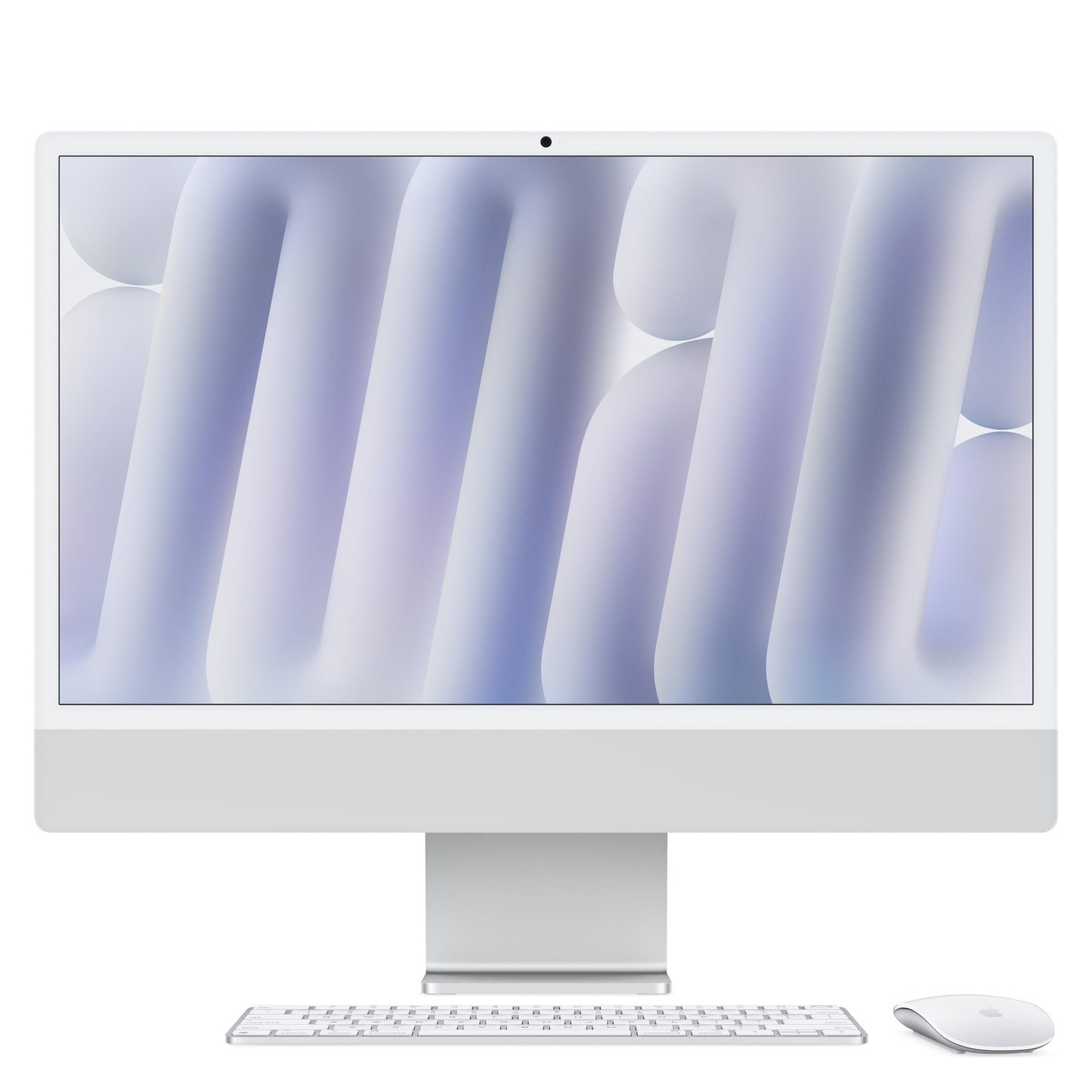iMac con pantalla Retina 4,5K de 24 pulgadas: Chip M4 de Apple con CPU de 10 núcleos y GPU de 10 núcleos, 16 GB RAM, 2 TB SSD, Vidrio estándar, Gigabit Ethernet, Magic Keyboard con Touch ID y teclado numérico - Plata
