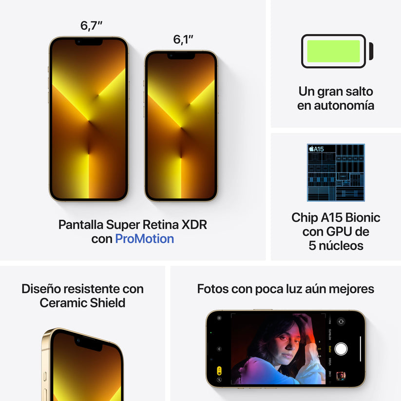 iPhone 13 Pro 256 GB Oro - Rossellimac