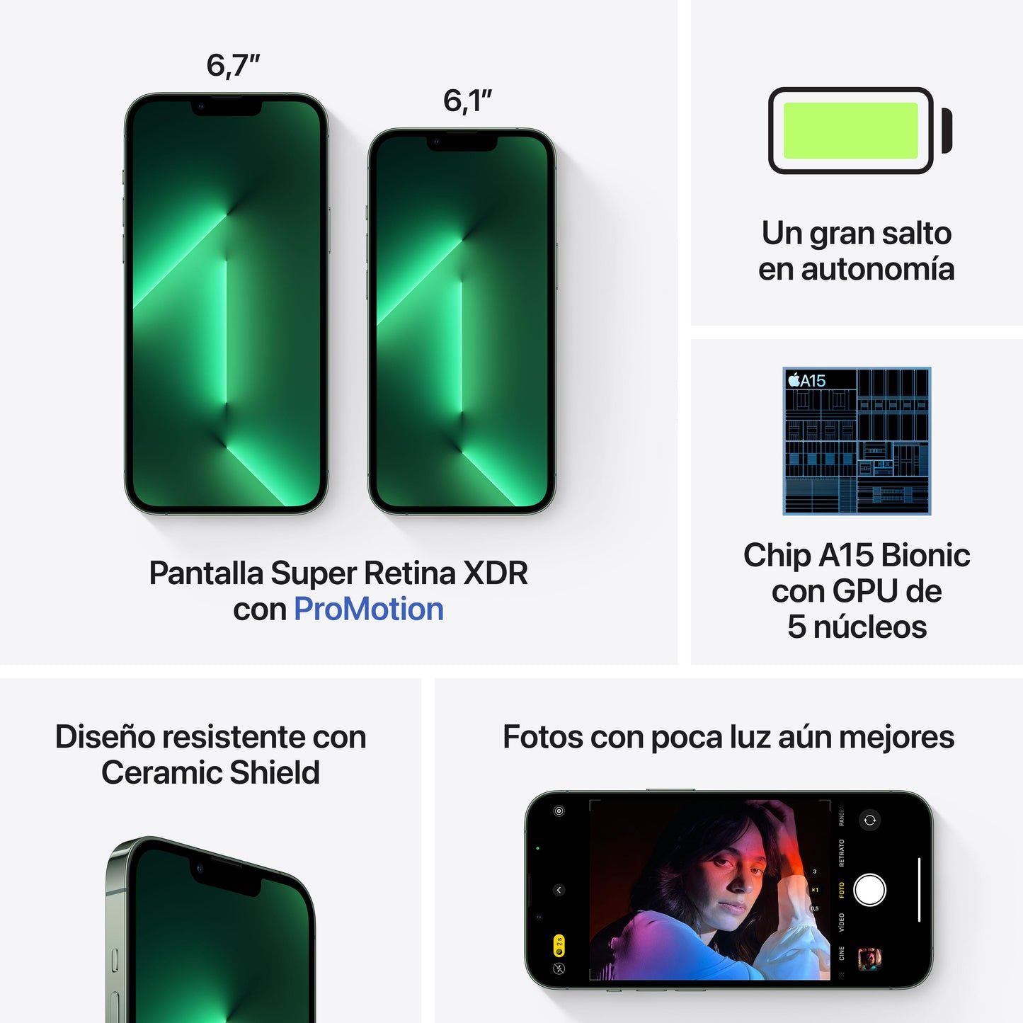 iPhone 13 Pro 1 TB Verde alpino - Rossellimac