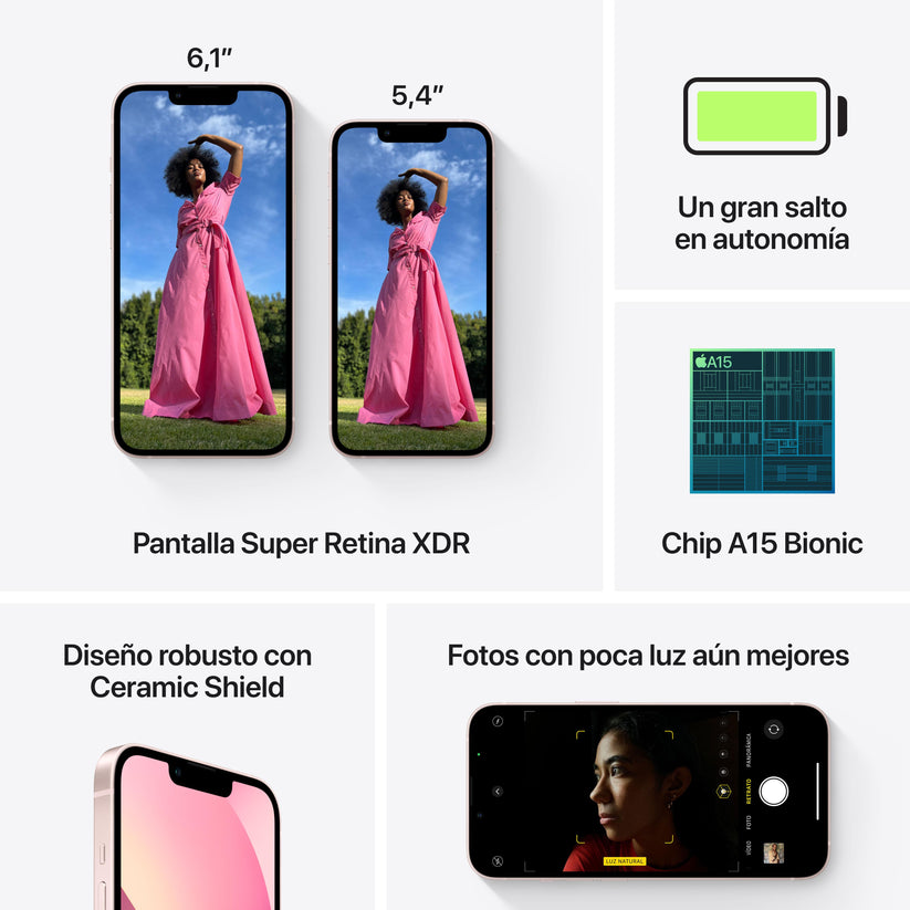 iPhone 13 mini 512 GB Rosa - Rossellimac