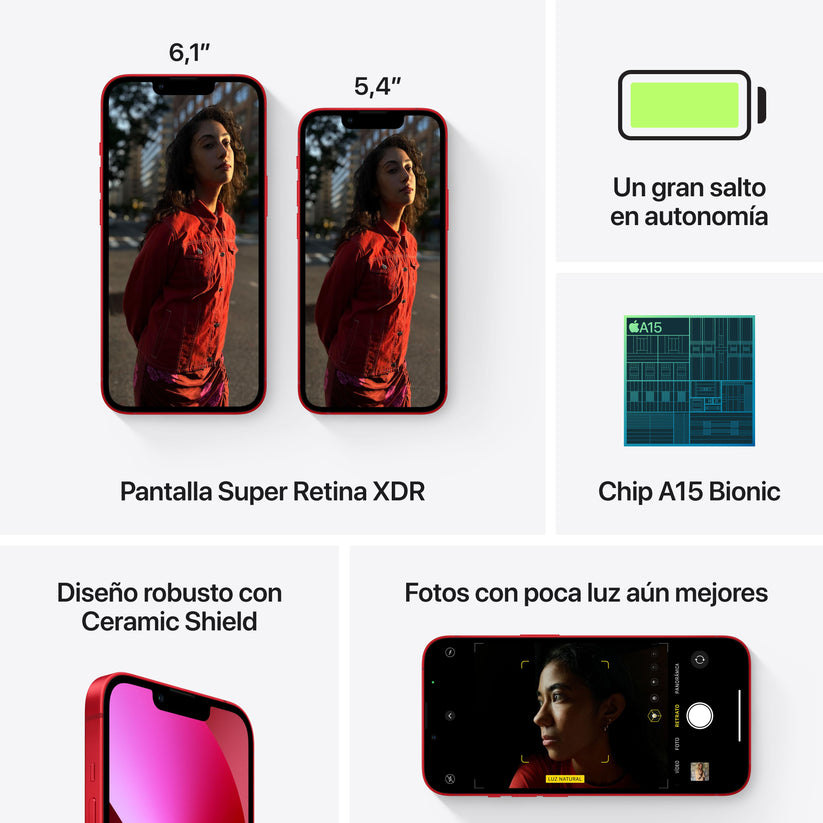 iPhone 13 mini 128 GB (PRODUCT)RED - Rossellimac