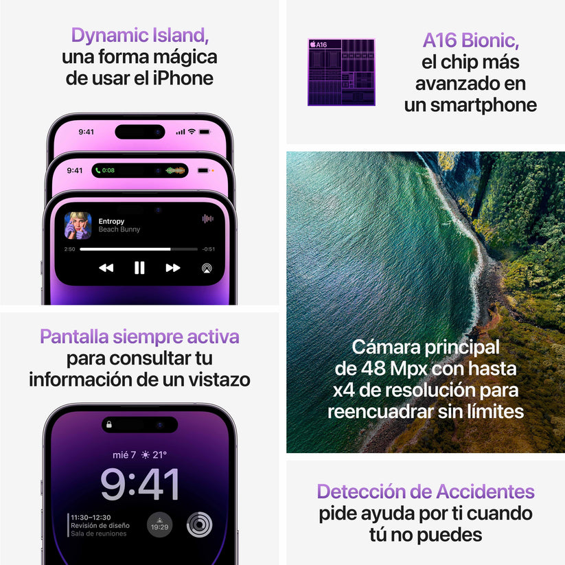 iPhone 14 Pro Max 1 TB Morado oscuro - Rossellimac
