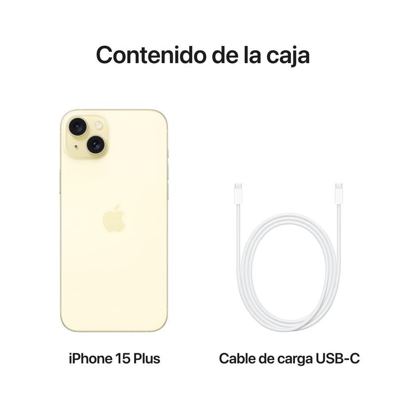 Apple iPhone 15 Plus 128GB Amarillo (Yellow) MU123QL/A