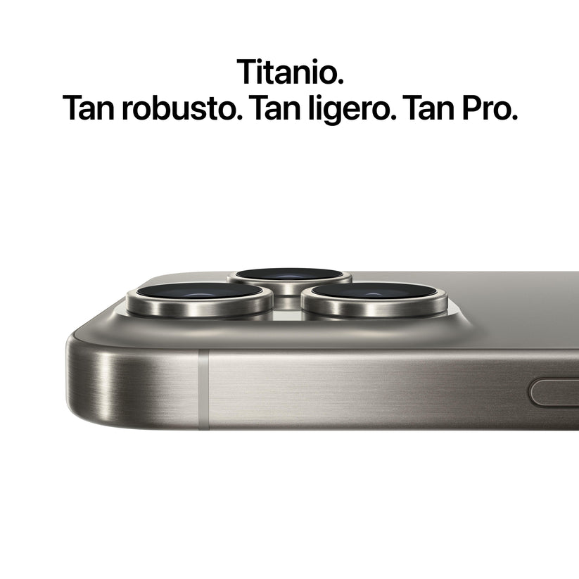 iPhone 15 Pro 128 GB Titanio natural - Rossellimac