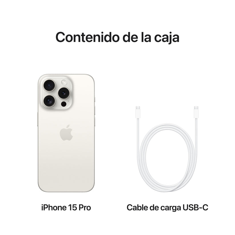 iPhone 15 Pro 256 GB Titanio blanco - Rossellimac