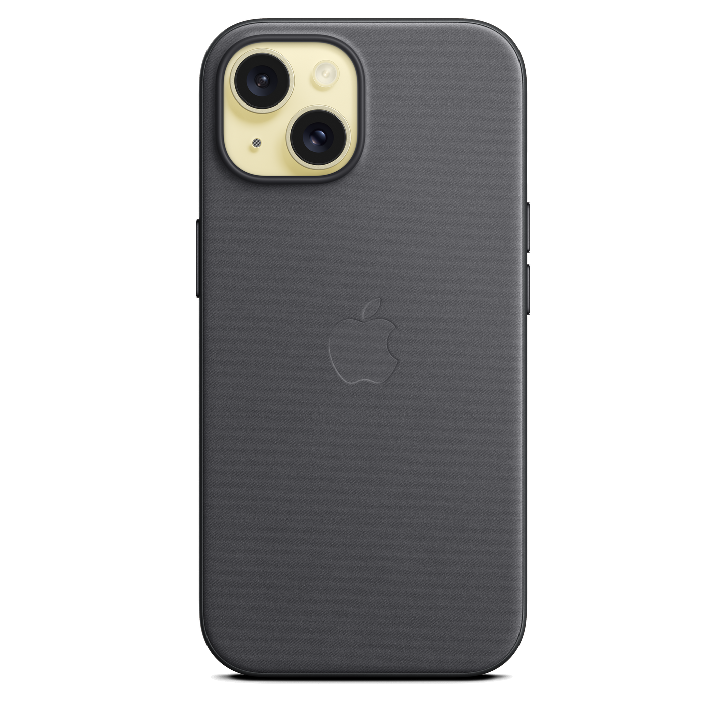 Funda de trenzado fino con MagSafe para el iPhone 15 - Negro - Rossellimac