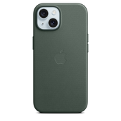 Funda de trenzado fino con MagSafe para el iPhone 15 - Verde perenne