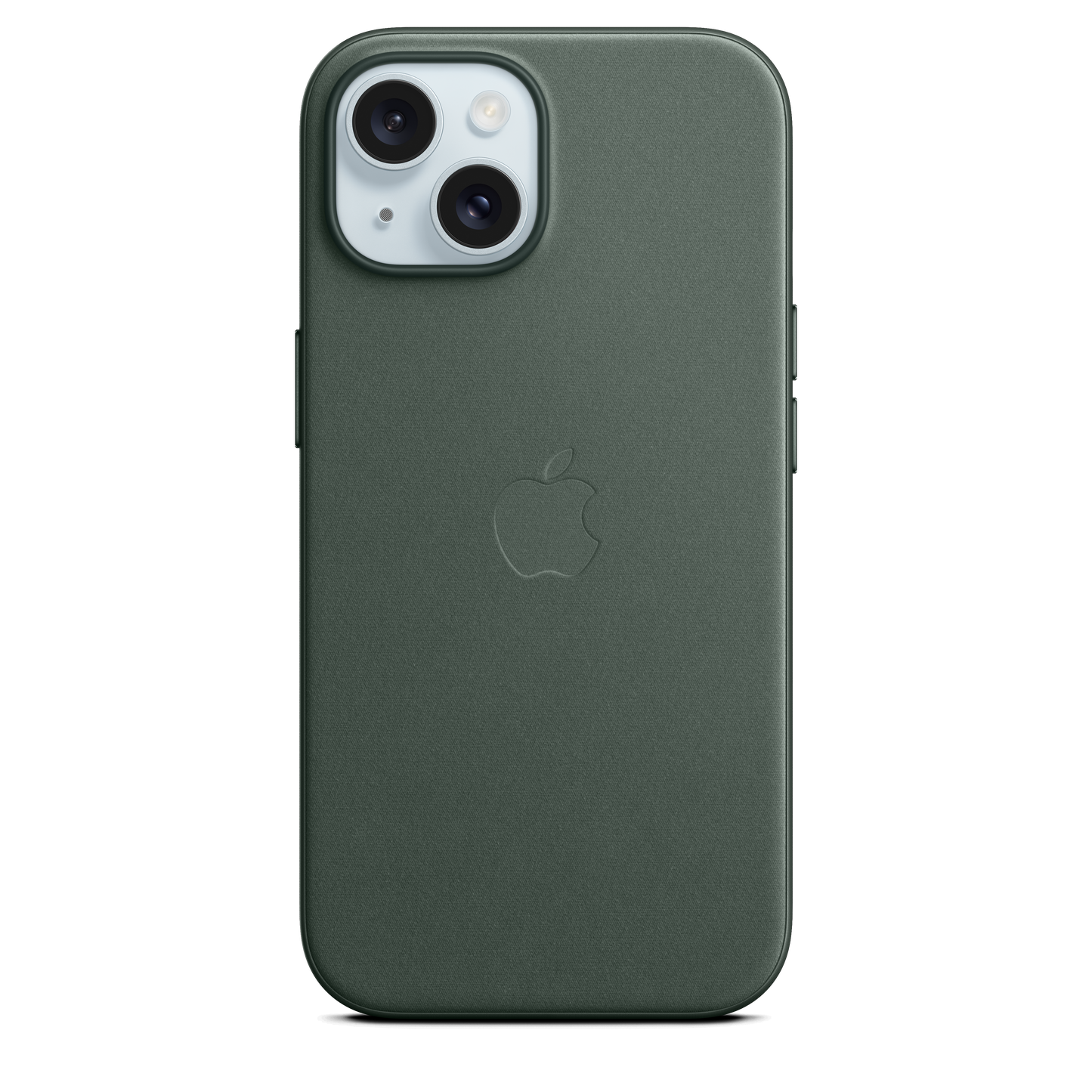 Funda de trenzado fino con MagSafe para el iPhone 15 - Verde perenne