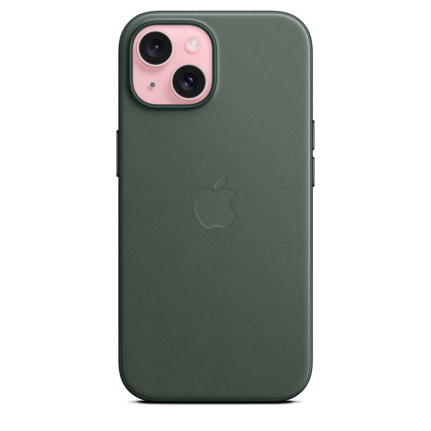 Funda de trenzado fino con MagSafe para el iPhone 15 - Verde perenne - Rossellimac