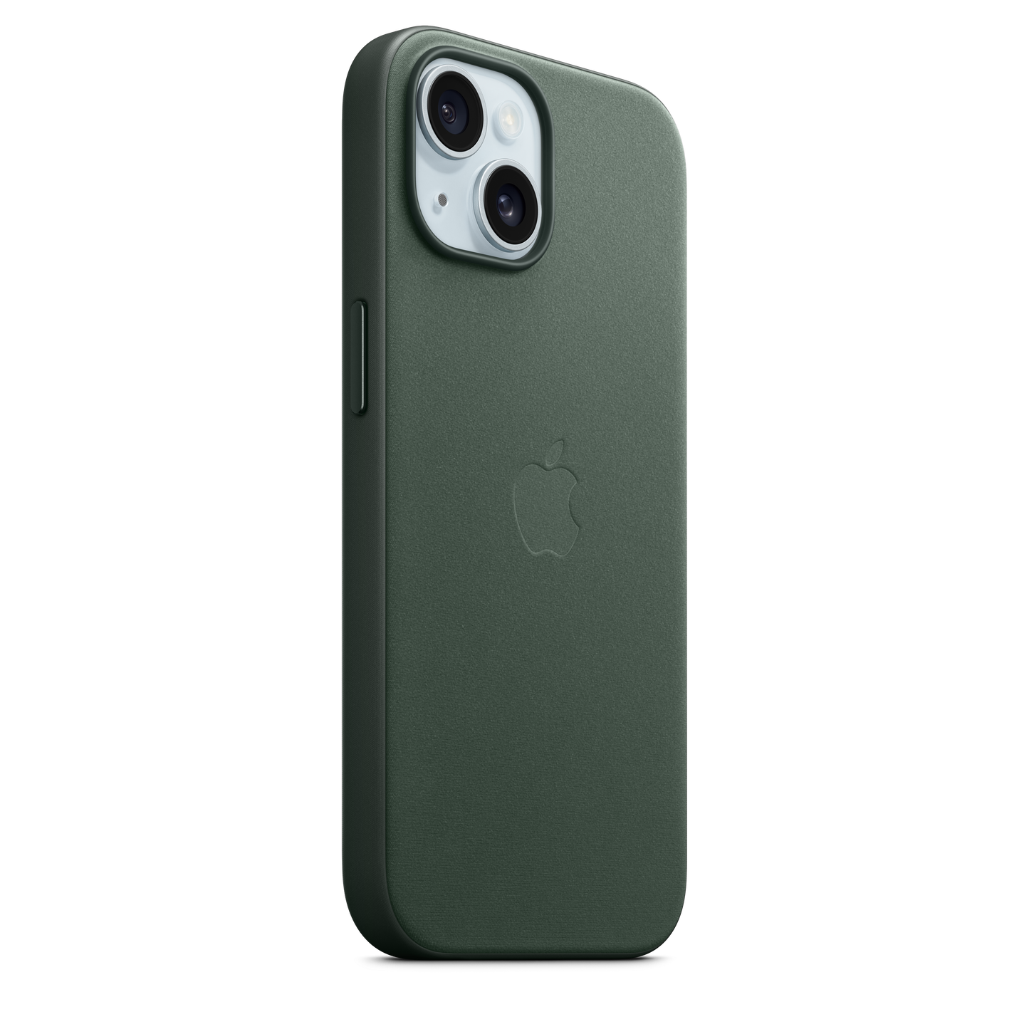 Funda de trenzado fino con MagSafe para el iPhone 15 - Verde perenne