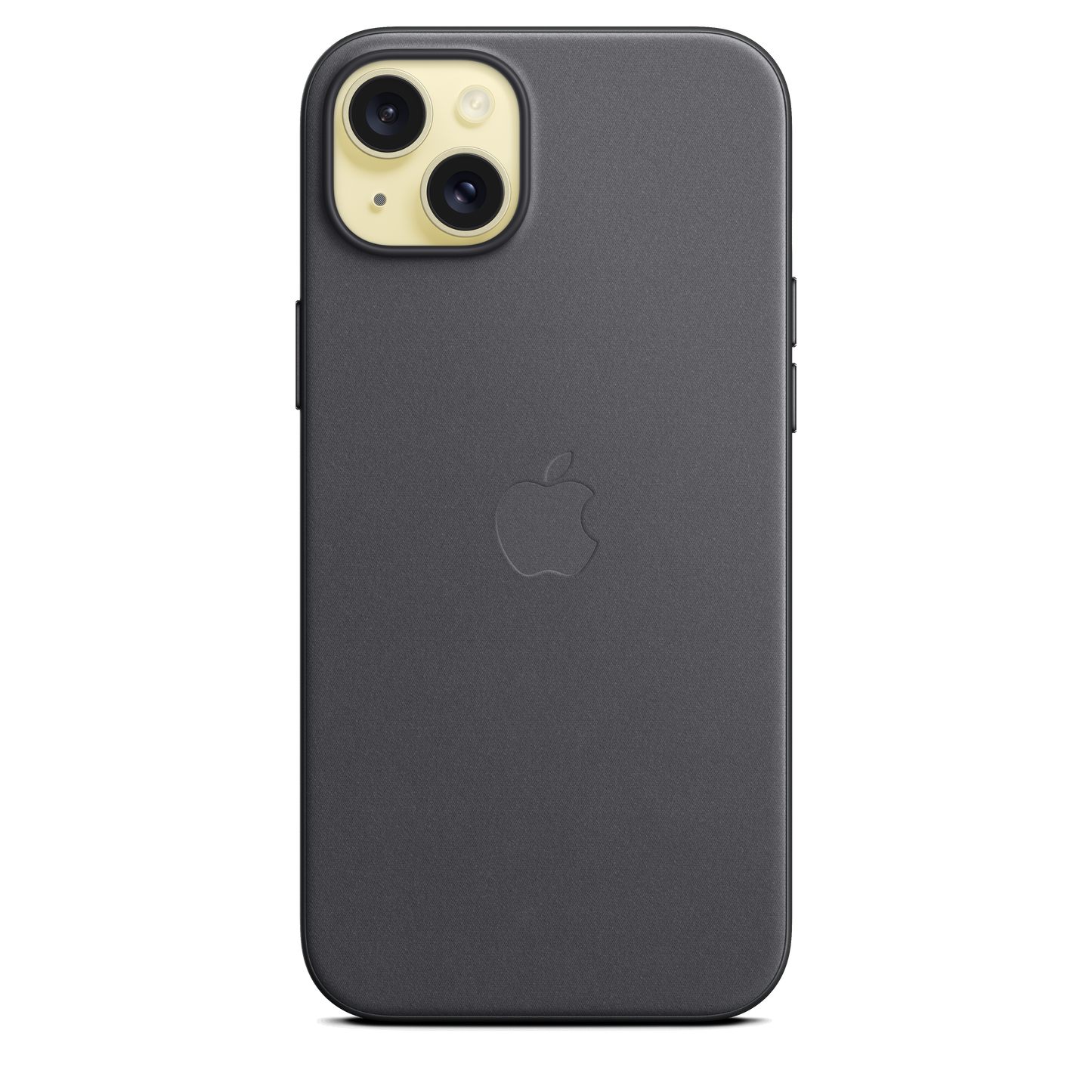 Funda de trenzado fino con MagSafe para el iPhone 15 Plus - Negro - Rossellimac