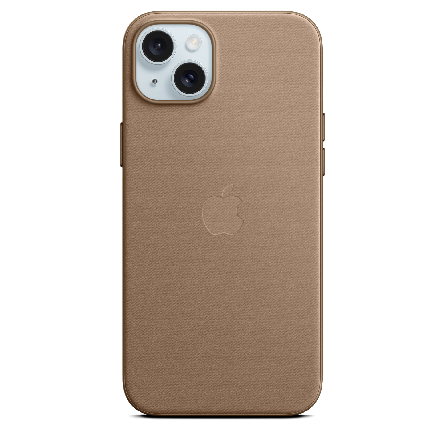 Funda de trenzado fino con MagSafe para el iPhone 15 Plus - Marrón topo - Rossellimac