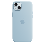 Funda de silicona con MagSafe para el iPhone 15 Plus - Azul claro - Rossellimac