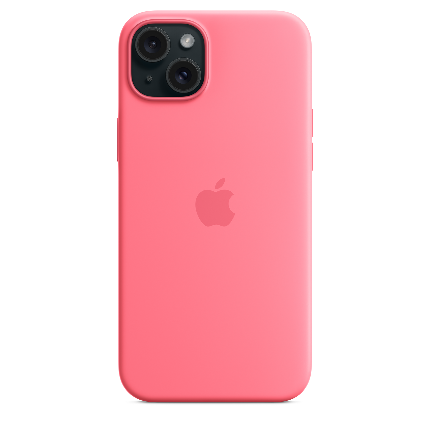 Funda de silicona con MagSafe para el iPhone 15 Plus - Rosa - Rossellimac