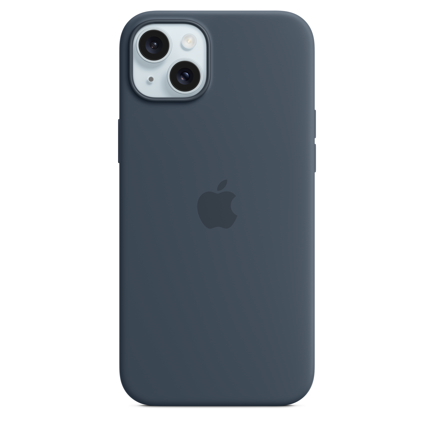 Funda de silicón con MagSafe para el iPhone 15 Pro - Azul invierno