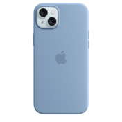 Funda de silicona con MagSafe para el iPhone 15 Plus - Azul invierno - Rossellimac