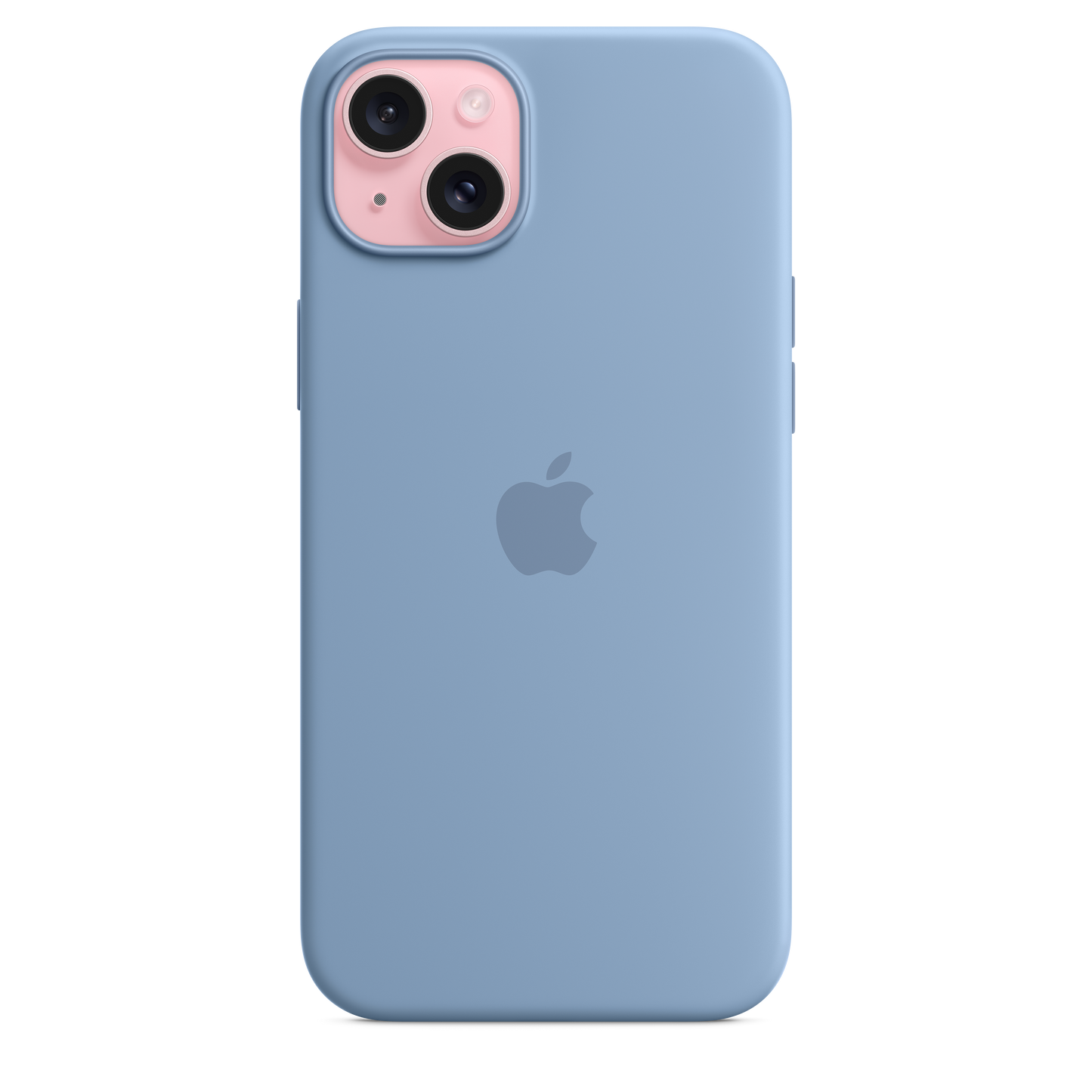 Funda de silicona con MagSafe para el iPhone 15 Plus - Azul invierno –  Rossellimac