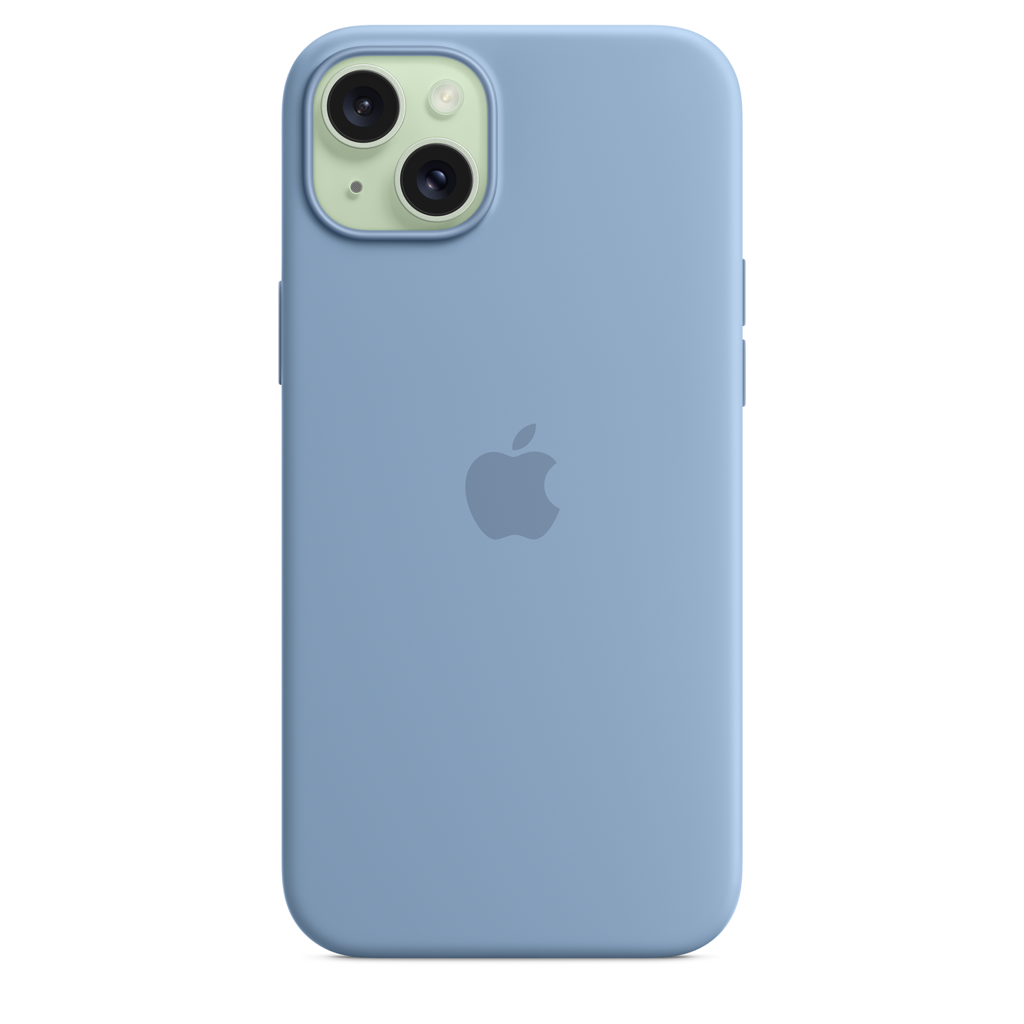 Funda de silicona con MagSafe para el iPhone 15 Plus - Azul invierno - Rossellimac