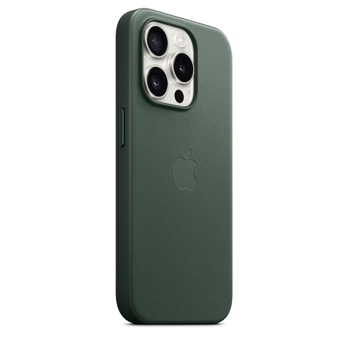 Funda de trenzado fino con MagSafe para el iPhone 15 Pro - Verde perenne