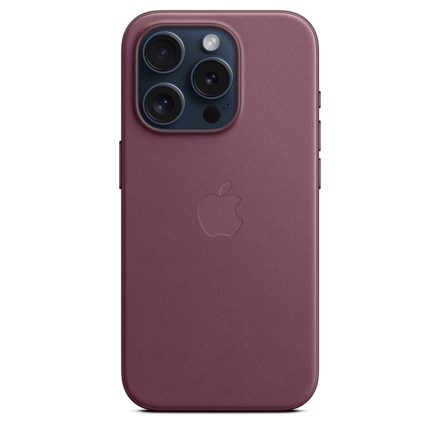 Funda de trenzado fino con MagSafe para el iPhone 15 Pro - Rojo mora - Rossellimac