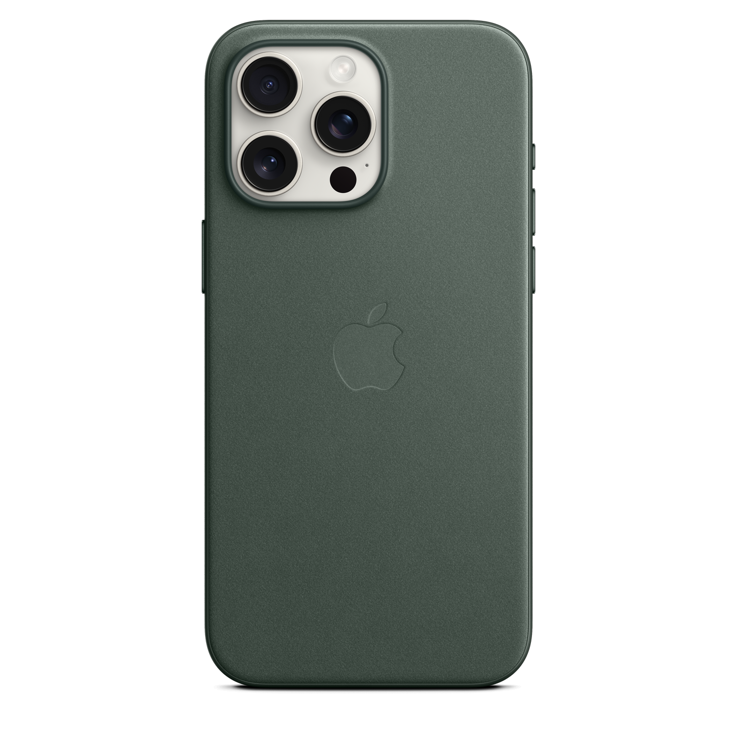 Funda de trenzado fino con MagSafe para el iPhone 15 Pro Max - Verde perenne - Rossellimac