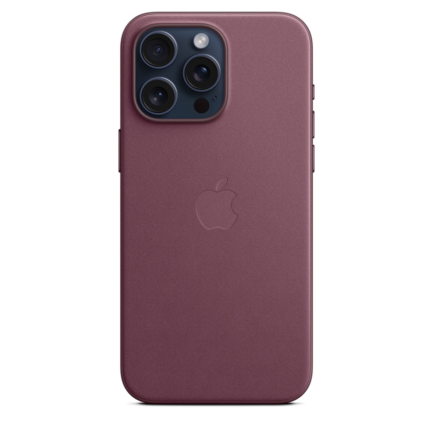 Funda de trenzado fino con MagSafe para el iPhone 15 Pro Max - Rojo mora - Rossellimac