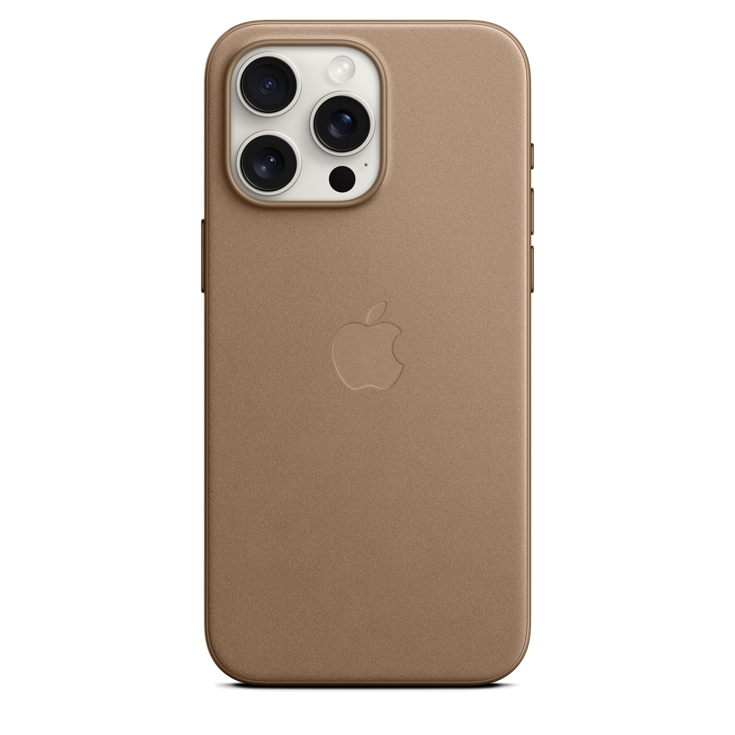 Funda de trenzado fino con MagSafe para el iPhone 15 Pro Max - Marrón topo - Rossellimac