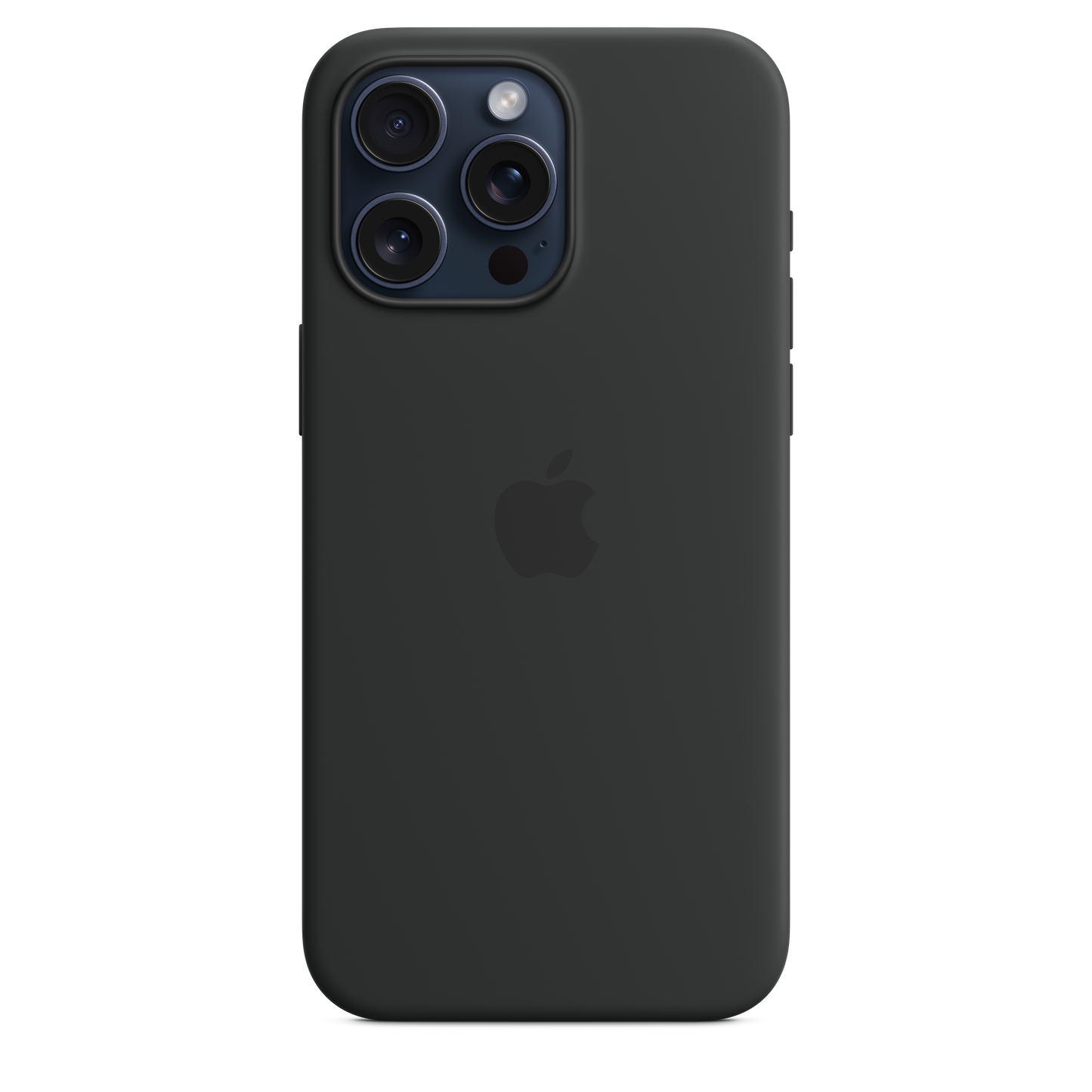 Funda de silicona con MagSafe para el iPhone 15 Pro Max - Negro - Rossellimac