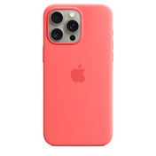 Funda de silicona con MagSafe para el iPhone 15 Pro Max - Guayaba - Rossellimac