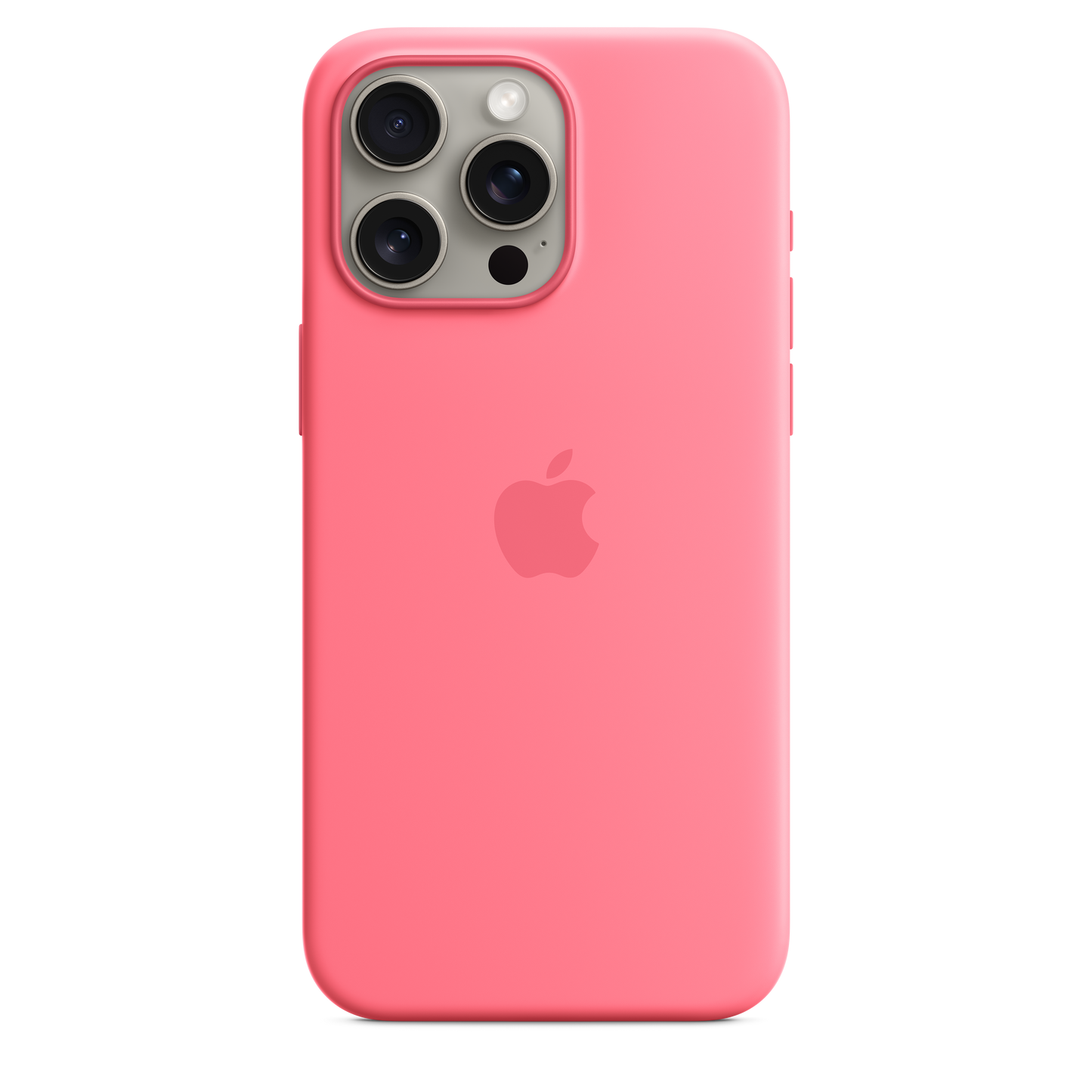 Funda de silicona con MagSafe para el iPhone 15 Pro Max - Rosa - Rossellimac