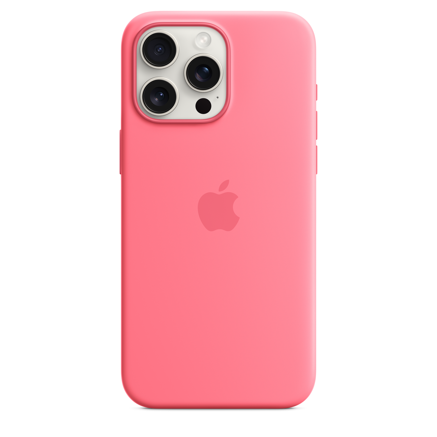 Funda de silicona con MagSafe para el iPhone 15 Pro Max - Rosa - Rossellimac