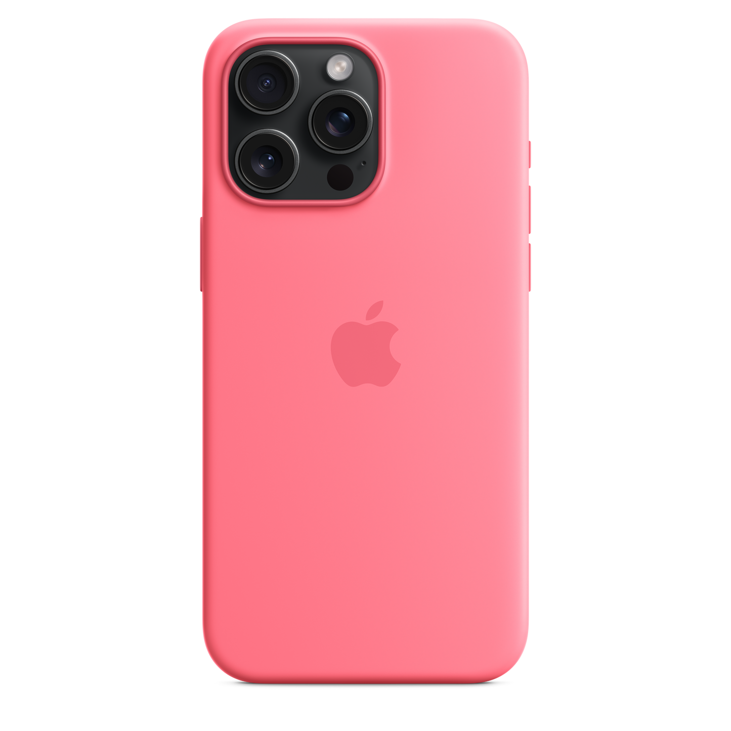 Funda de silicona con MagSafe para el iPhone 15 Pro Max - Rosa