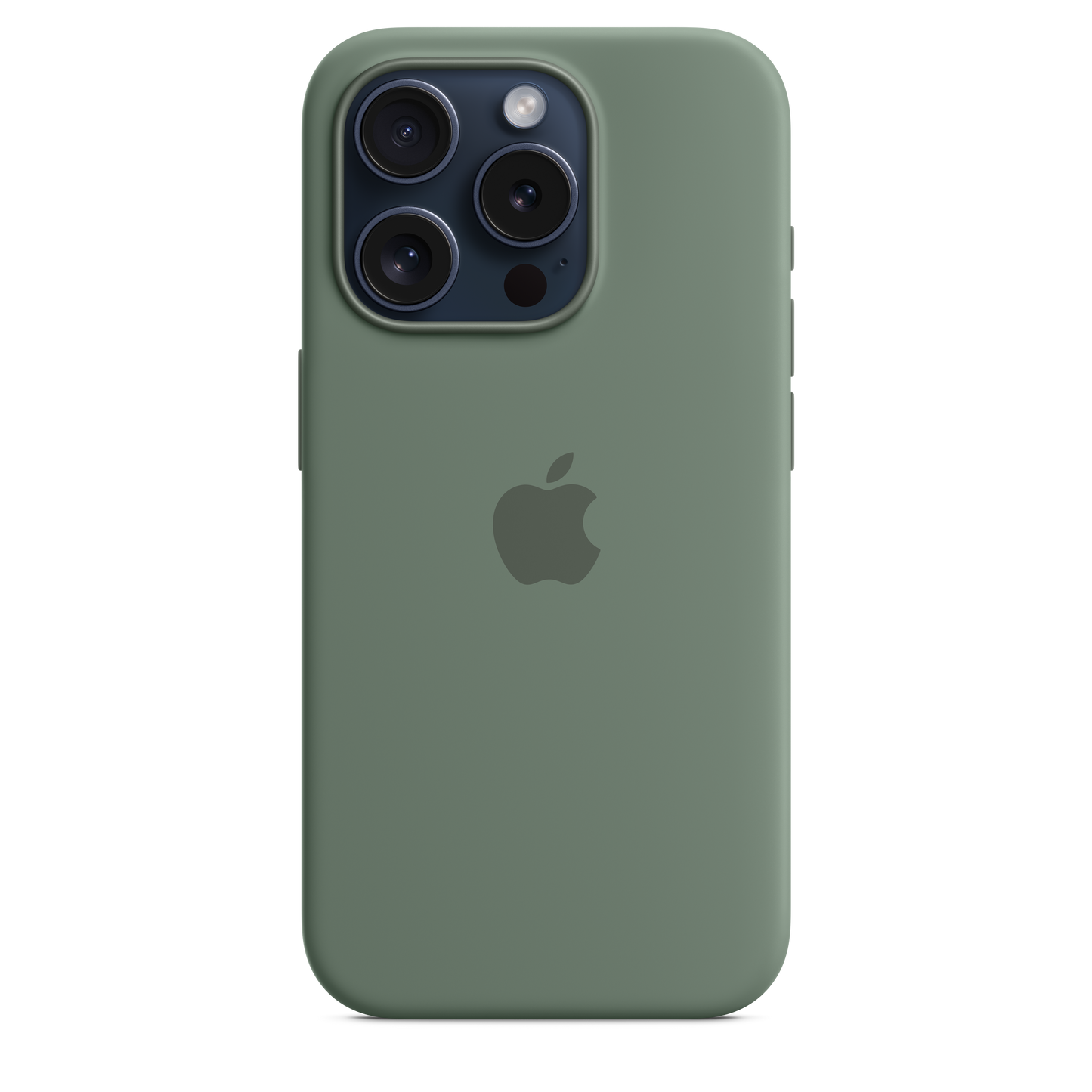 Funda de silicona con MagSafe para el iPhone 15 Pro -  Ciprés