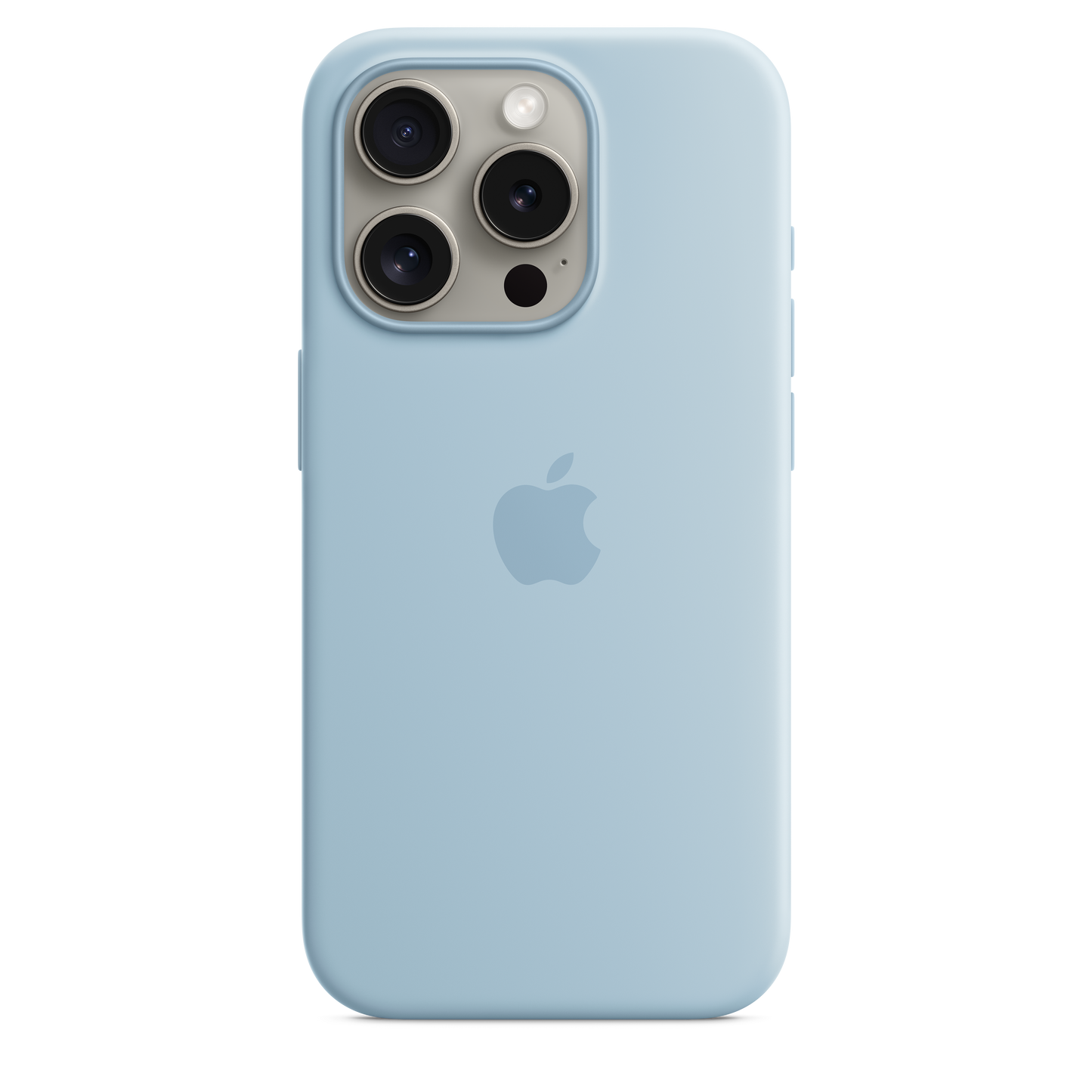 Funda de silicona con MagSafe para el iPhone 15 Pro - Azul claro - Rossellimac