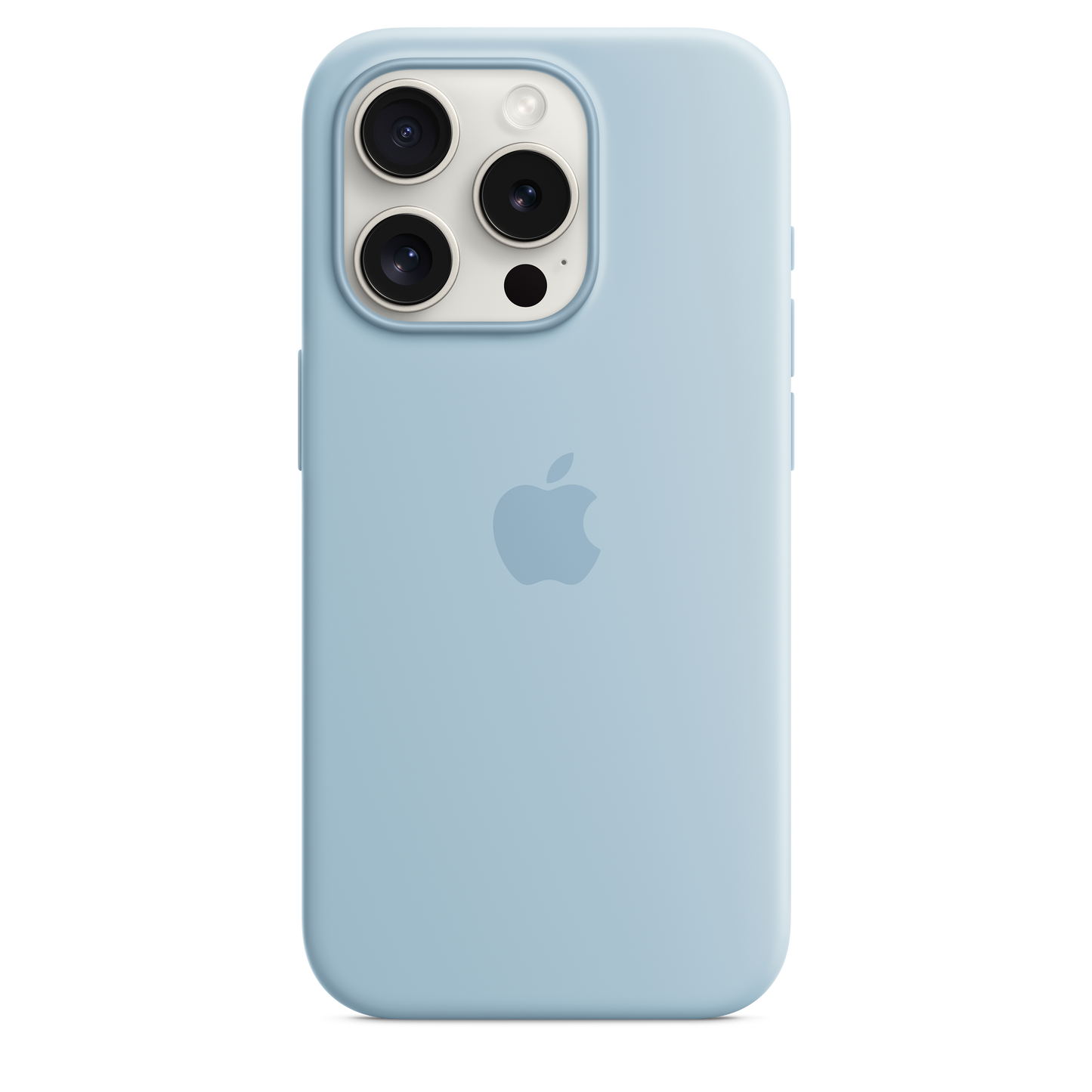 Funda de silicona con MagSafe para el iPhone 15 Pro - Azul claro - Rossellimac